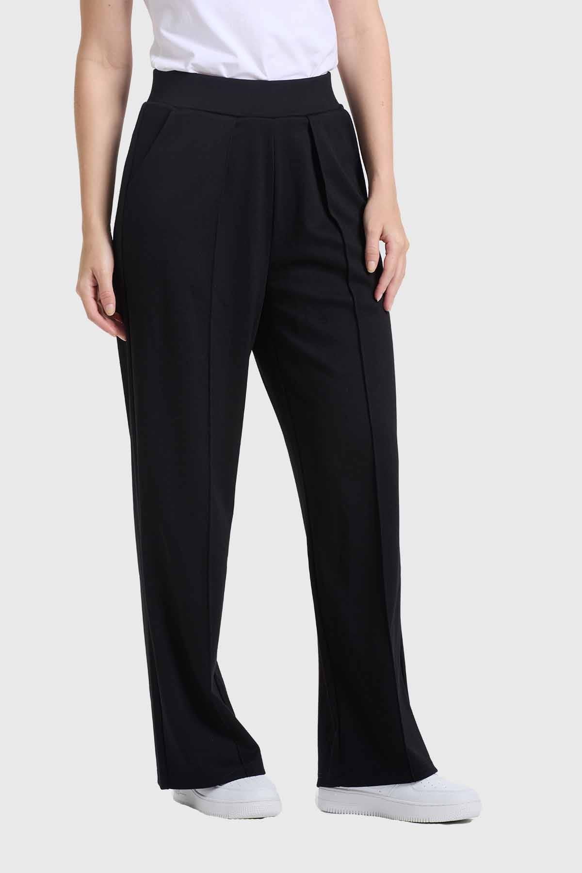 Pantalón Mujer Sastrero Pretina Negro