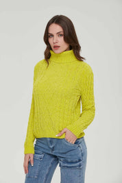 Sweater Mujer Tejido Verde