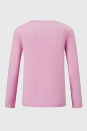 Polera Niña Lentejuelas Rosado