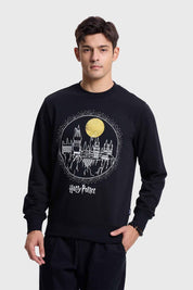Polerón Hombre Harry Potter Negro