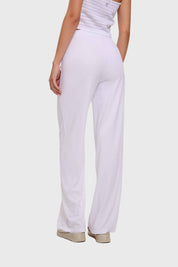 Pantalón Mujer Textura Blanco