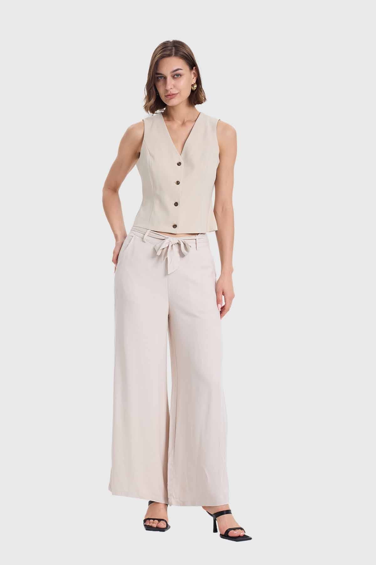 Blazer Mujer Tipo Gillette Abotonado Arena