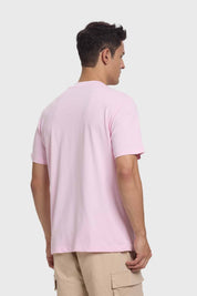 Polera Hombre Long Fit Básica Rosado
