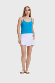 Polera Mujer Pabilo Crop Azul