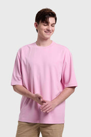 Polera Hombre Loose Fit Rosado