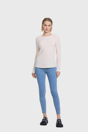 Polera Mujer Crep Textura Arena