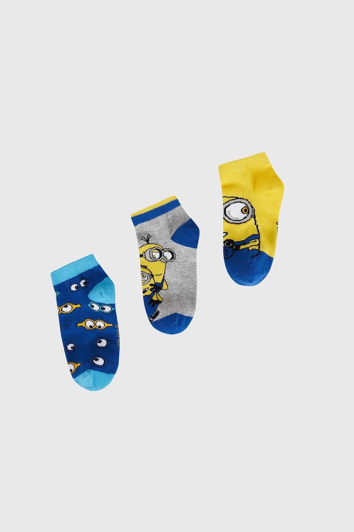 Calceta Deportiva Niño Minions Azul