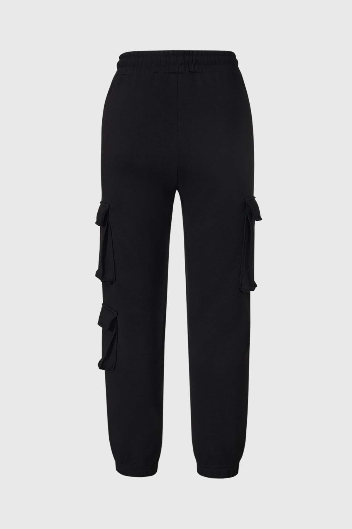 Pantalón Buzo Niño Jogger Negro