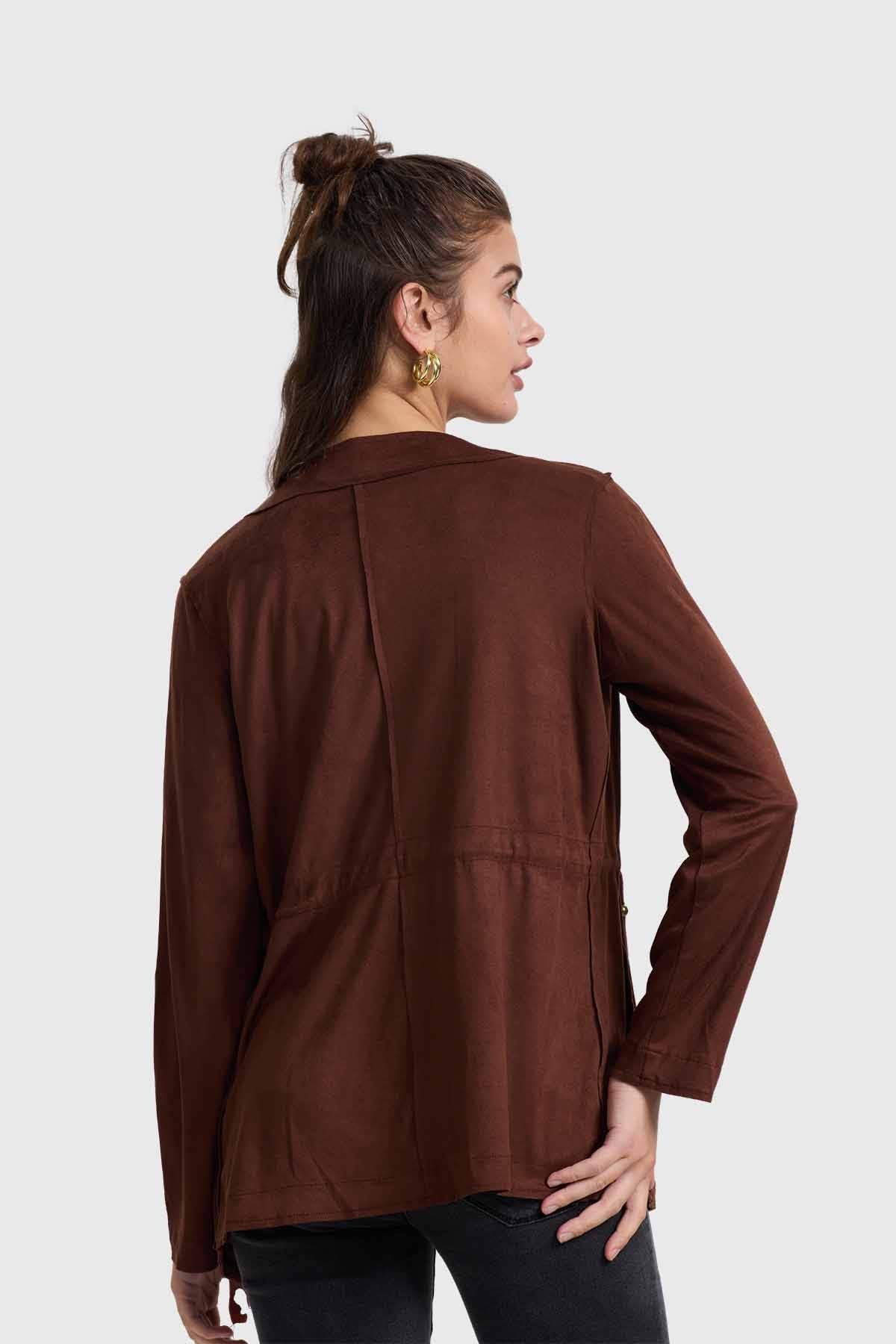 CHAQUETA MUJER ANTELINA CHOCOLATE