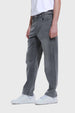 Jeans Hombre Straight Costura Gris
