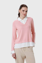 Sweater Mujer Blusa Rosado