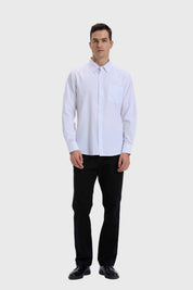 Camisa Hombre Oxford Blanco
