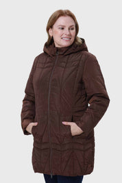 Parka Mujer Café