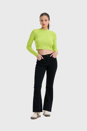 Jeans Mujer Flare Monse Negro