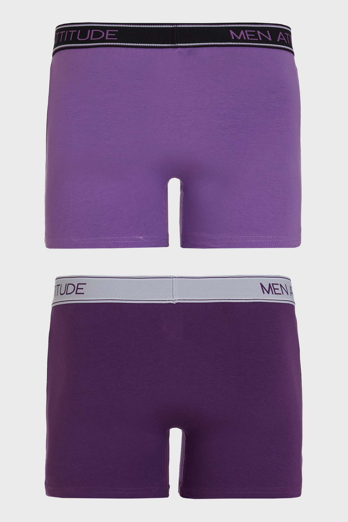 Boxer Hombre Bipack Morado