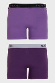 Boxer Hombre Bipack Morado
