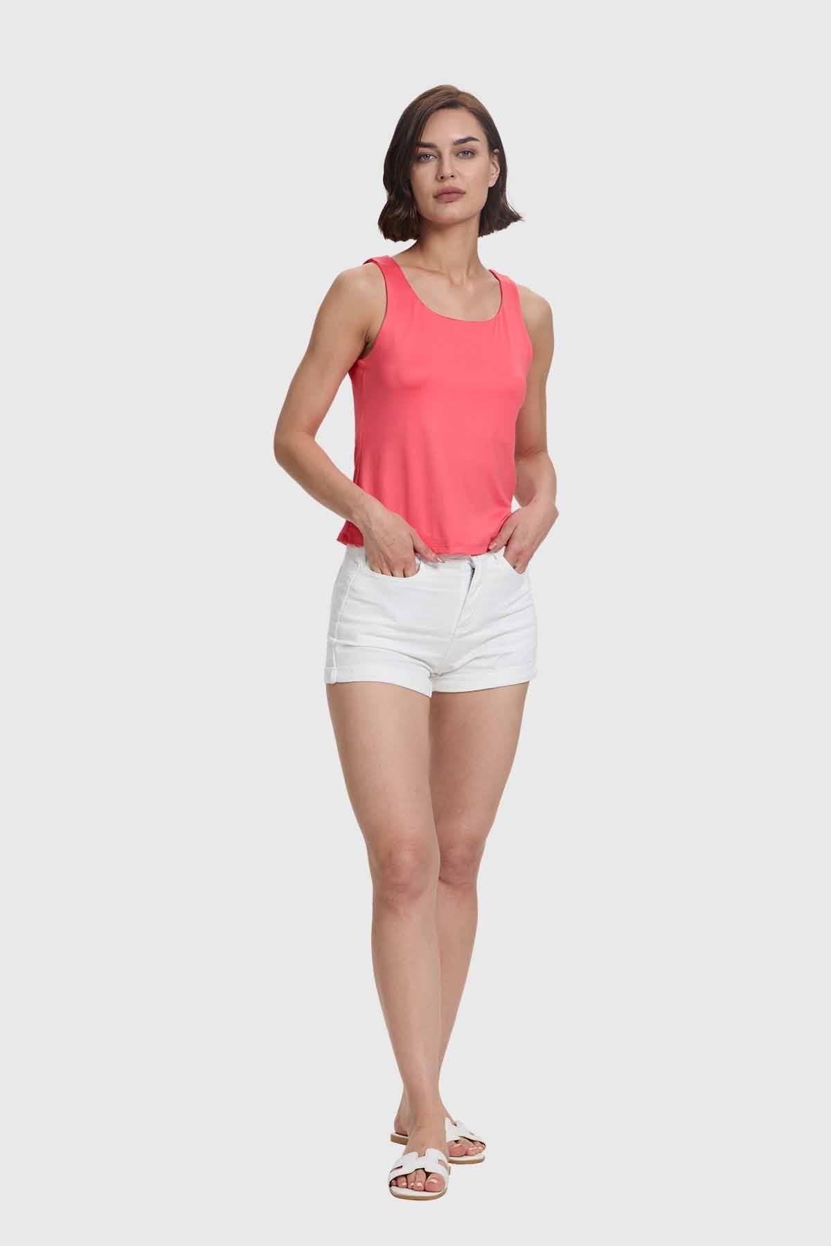 Polera Mujer Coral