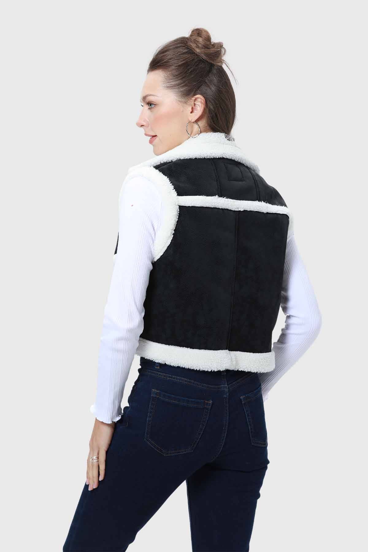 CHAQUETA MUJER AVIADOR NEGRO I