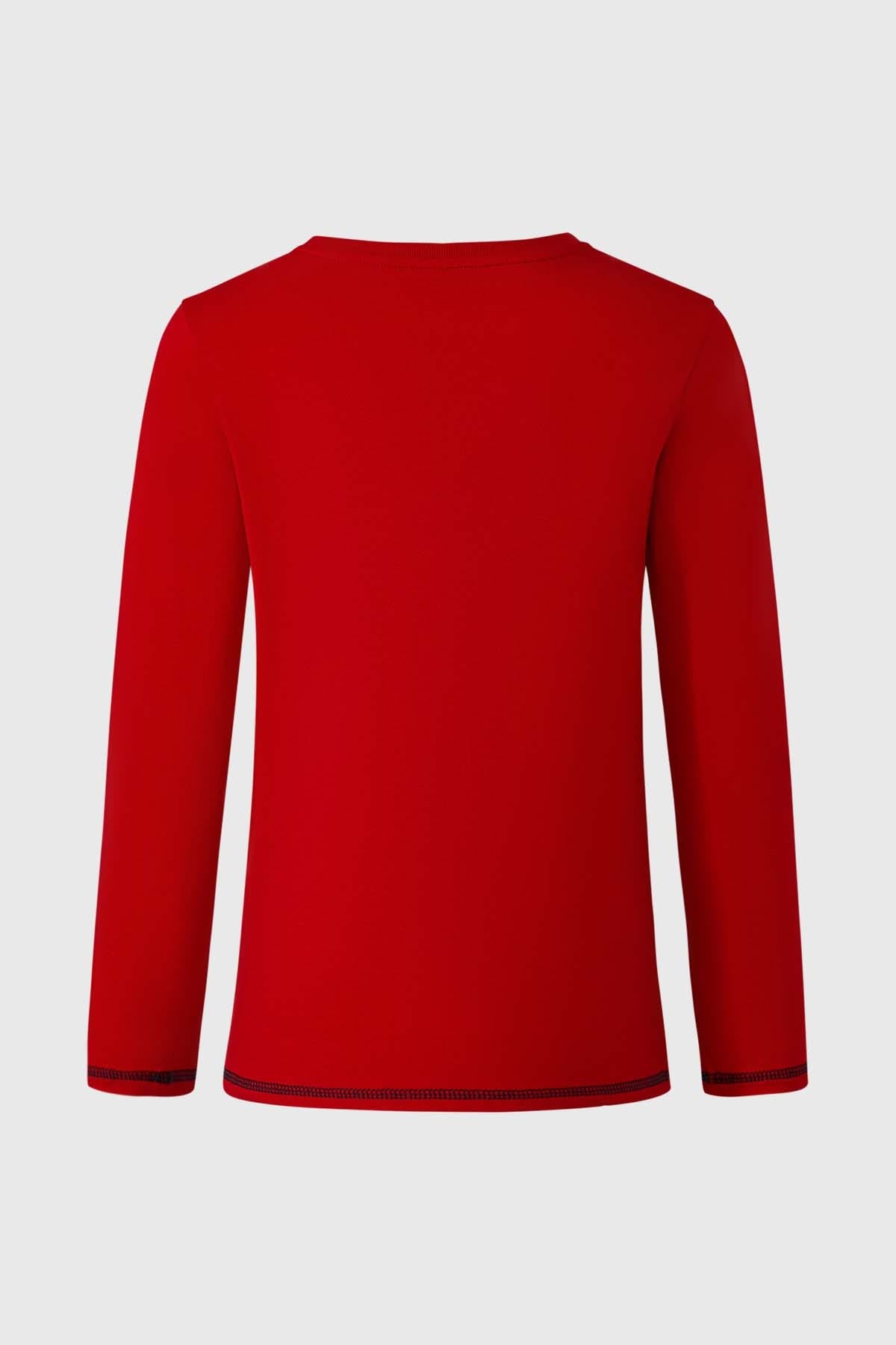 Polera Niño College Rojo