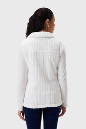 Polar Mujer Peludo Con Textura Crudo