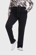 Pantalón Buzo Con Cordón Mujer Negro