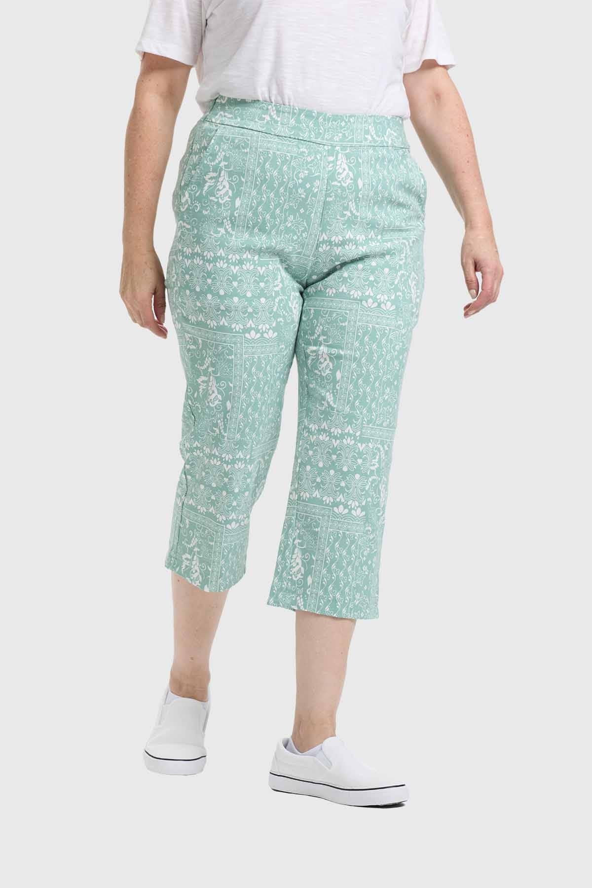 Pantalón Mujer Recto Verde