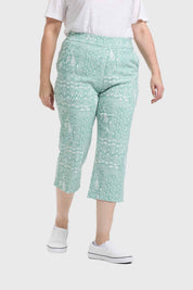 Pantalón Mujer Recto Verde