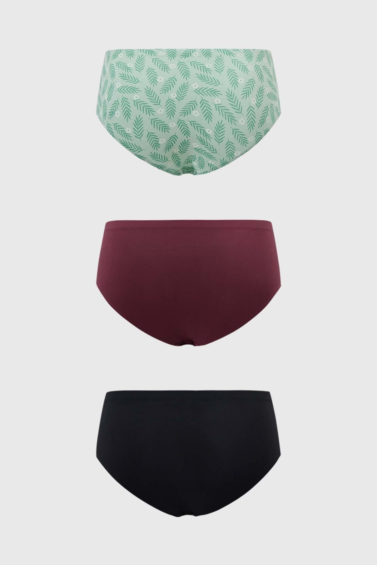 Calzón Mujer Pantaleta Tripack Menta