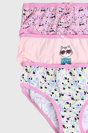 Calzón Niña Tripack Rosado