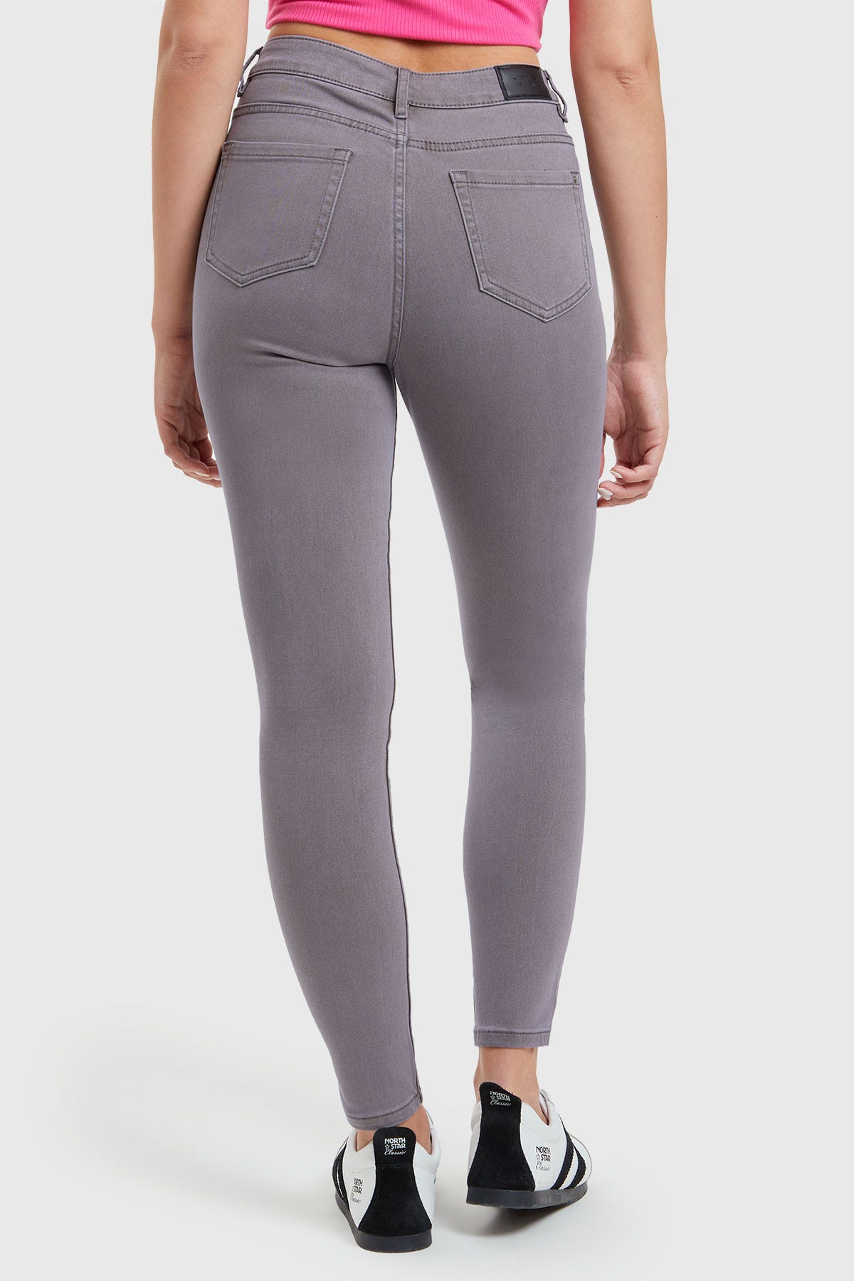 JEANS MUJER SUPER SKINNY EMILIA GRIS