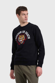 Polerón Hombre Print Negro