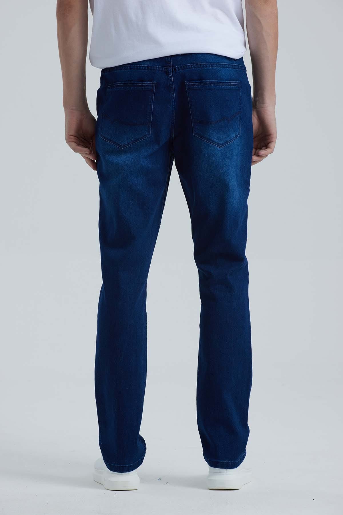 Jeans Hombre Slim Azul