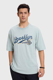 Polera Hombre Print Verde
