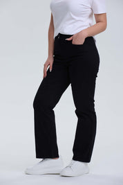 Pantalón Mujer Recto Sastrero Negro