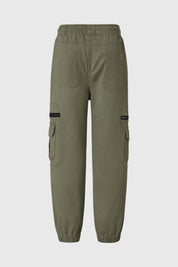 Pantalón Niño Gabardina Bolsillo Verde
