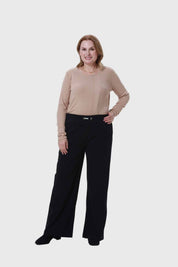 Pantalón Mujer Recto Negro