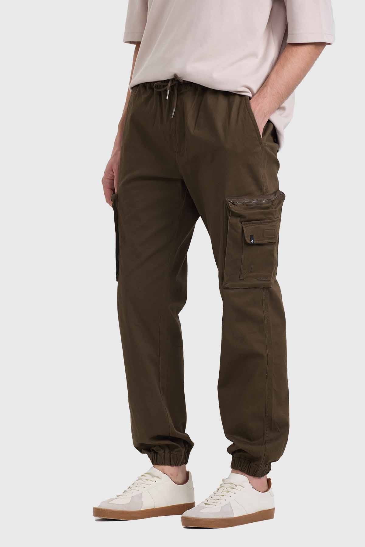 PANTALÓN HOMBRE CARGO VERDE MILITAR I FSP