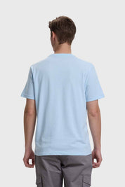 Polera Hombre Casual Básica Celeste
