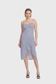 Vestido Mujer Largo Escote Blanco