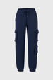 Pantalón Buzo Niño Jogger Azul