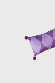 Cojín Pompón Morado