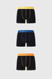 Boxer Hombre Tripack Corto Negro