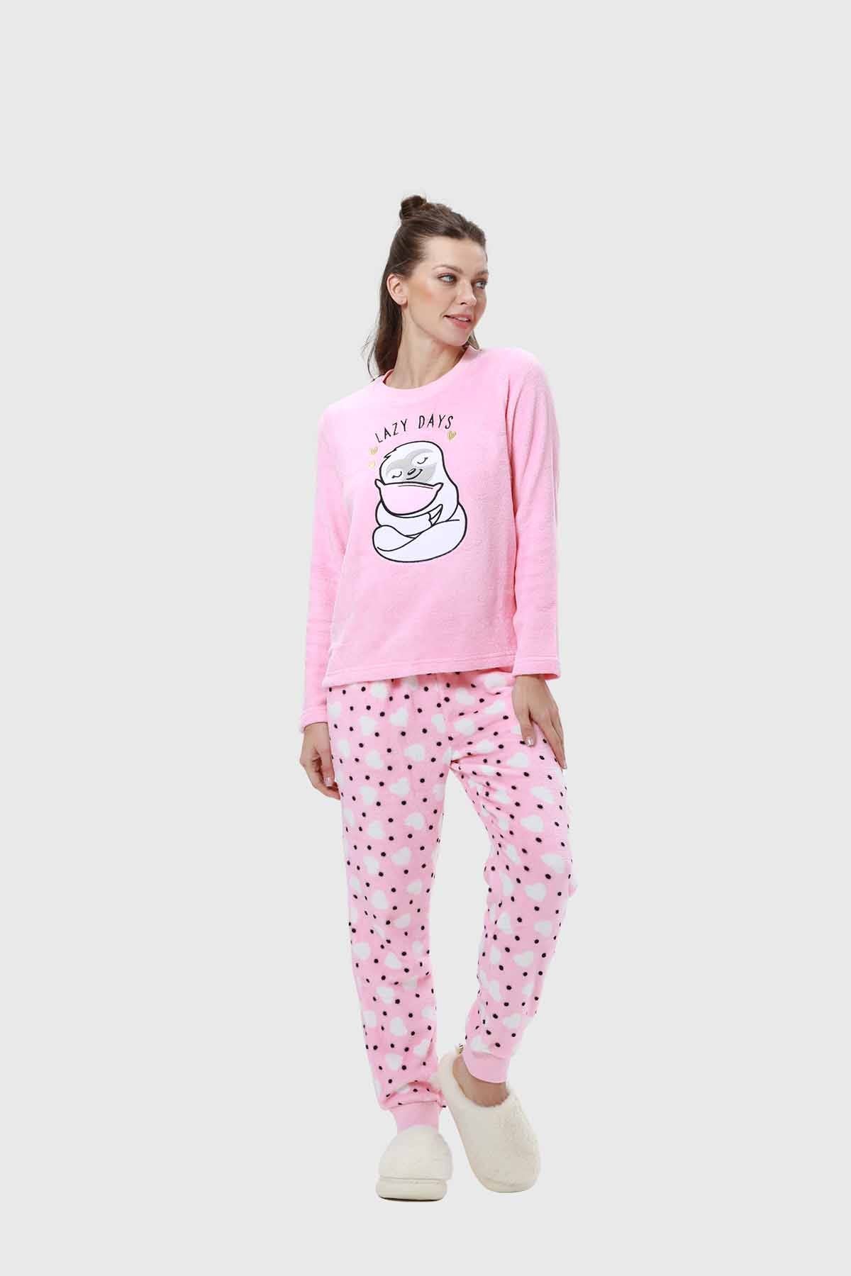 Pijama Mujer Animal Rosado