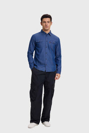 Camisa Hombre Clásica Dallas Azul