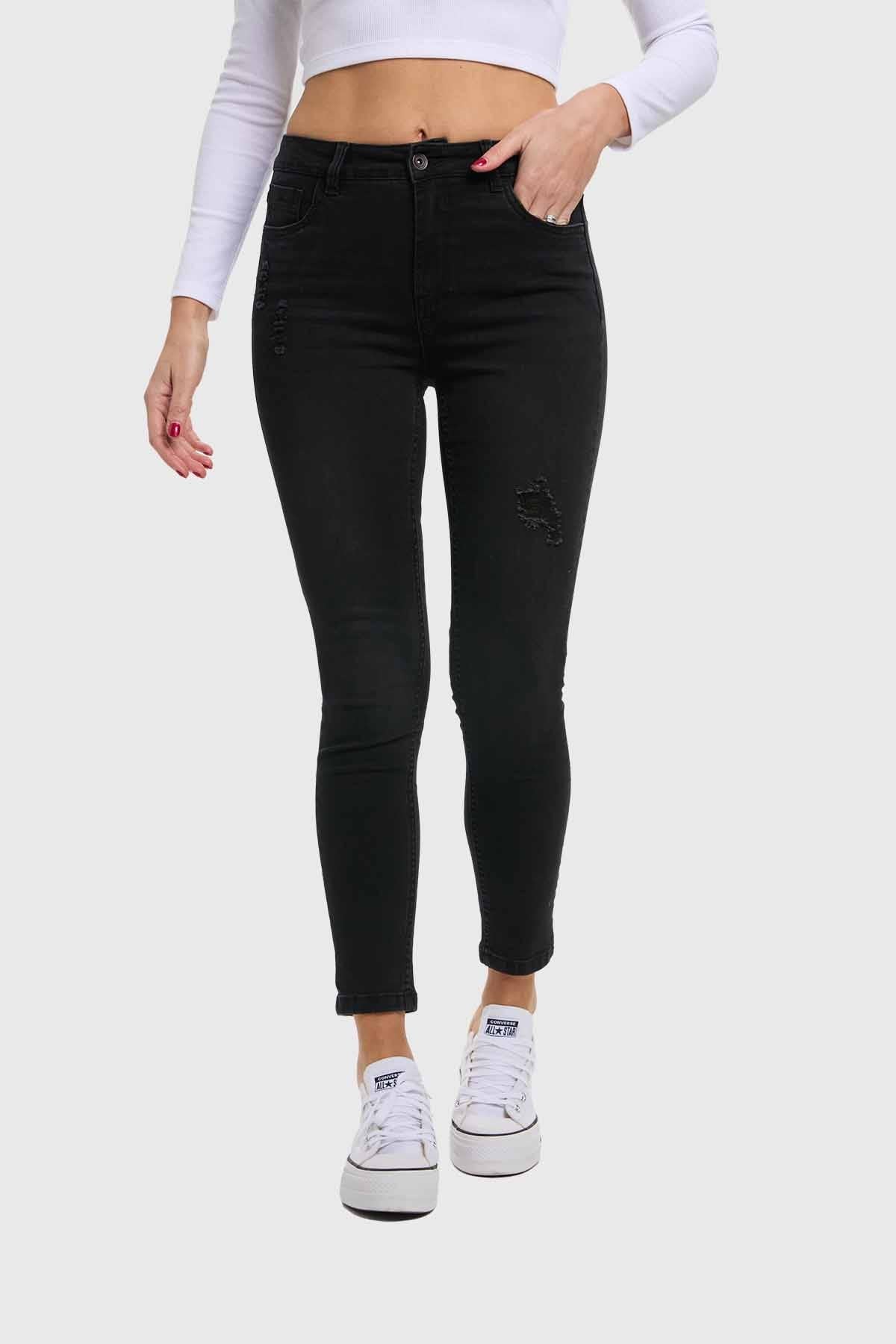 Jeans Mujer Skinny Lia Negro