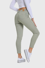 Jeans Mujer Skinny Verde
