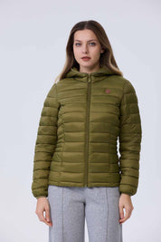 Parka Mujer Corta Verde