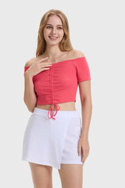 Polera Mujer Bardot Rosado