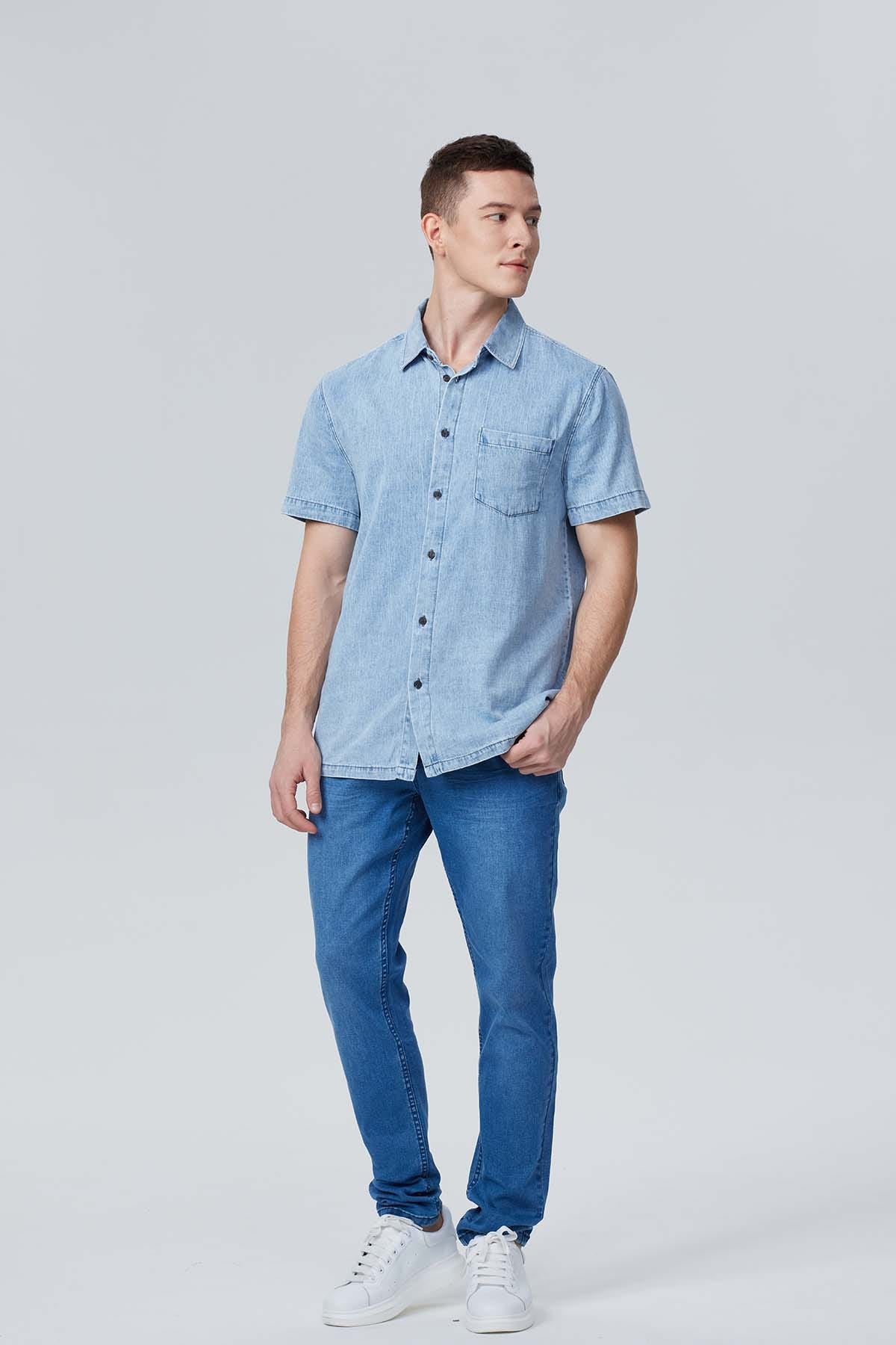 JEANS HOMBRE SKINNY 101 FSP AZUL
