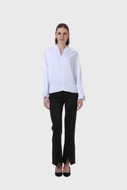 Blusa Mujer Animal Print Blanco